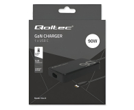 QOLTEC Ładowarka sieciowa 90W GaN Fast SLIM 5-20V 4.5A USB-C 3.1 - 1330674 - zdjęcie 5